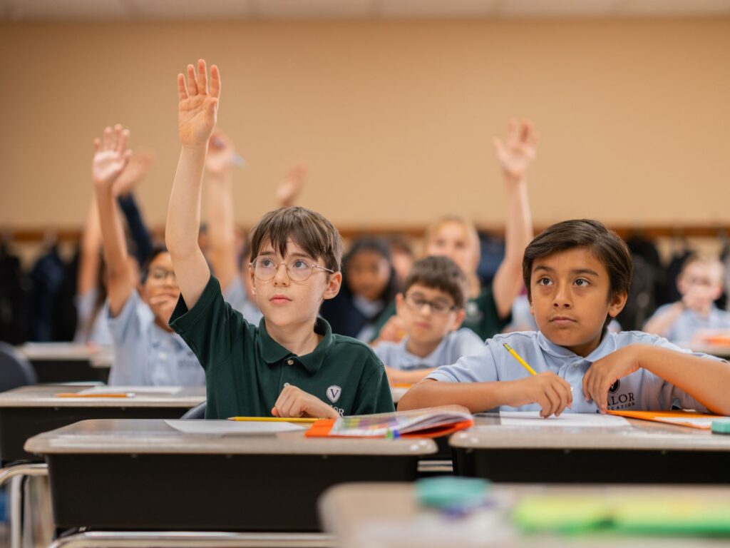A photo used in a major ad campaign for classical school Valor Education taken by Mission by Design
