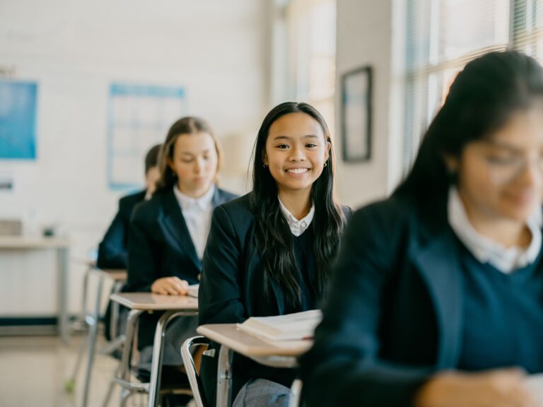 Photo of Student smiling from The Willows Academy photoshoot by Mission by Design