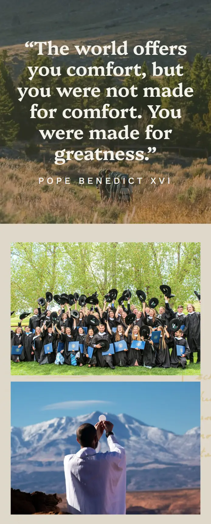 Wyoming Catholic College - mobile screen image 1